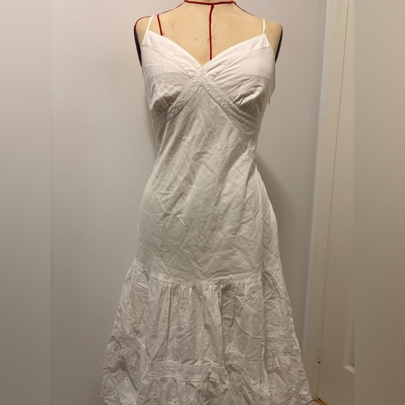 GAP Cream/white Sundress - Picture 1 of 4